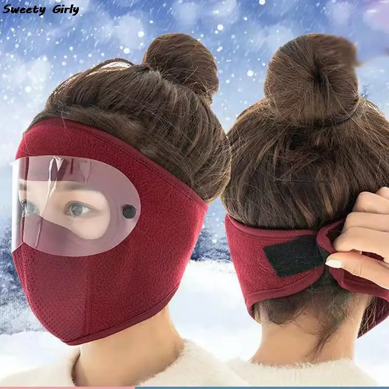 

Fashion Winter Half Face Mask Thermal Fleece Ear Mouth Cover Neck Warmer Windproof Cycling Snowboard Ski Hiking Sport Scarf
