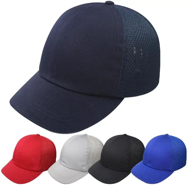 

Mountain Bike Baseball Hat Sweatproof Workshop Hat Anti-collision ABS Inner Shell Biker Scooter Touring Baseball Hat For Men