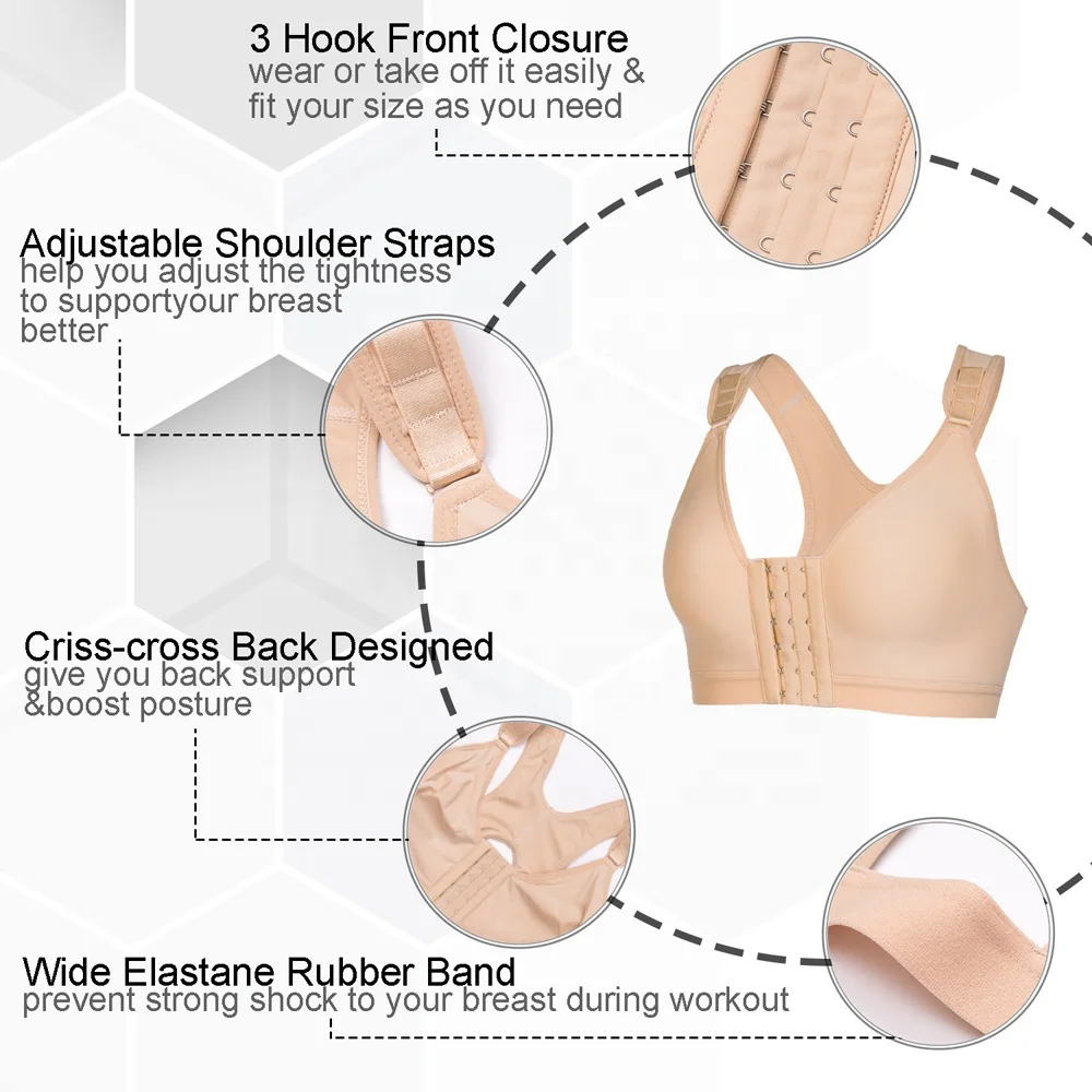 Передний Корректор осанки лифтинг бюстгальтер для женщин пуш-ап после хирургии