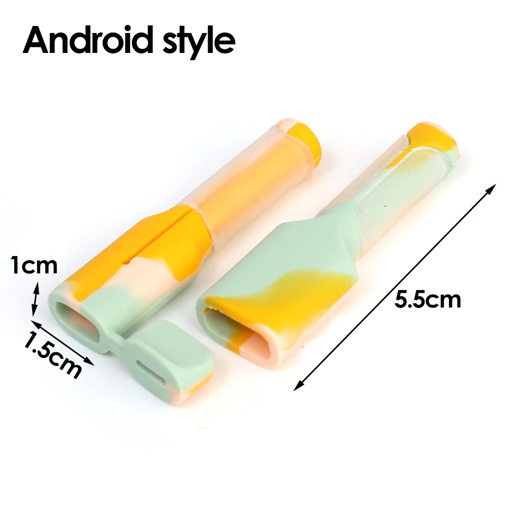 

Силиконовый кабель protector 2 в 1 USB и Type C