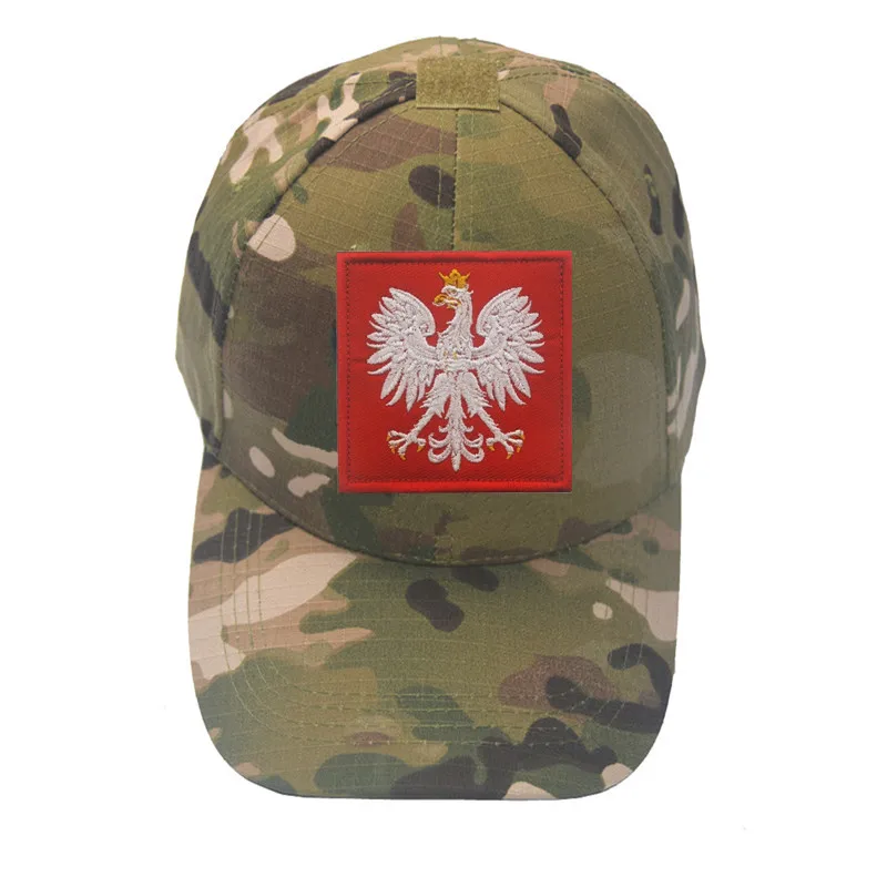 Военная Тактическая вышитая нашивка в польском стиле искусственная кожа для