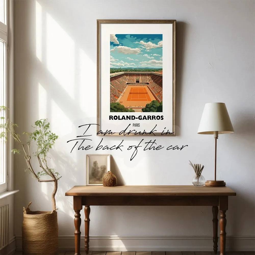 Серия Плакатов Slam Tennis С Художественным Открытием Печать На Холсте Украшение