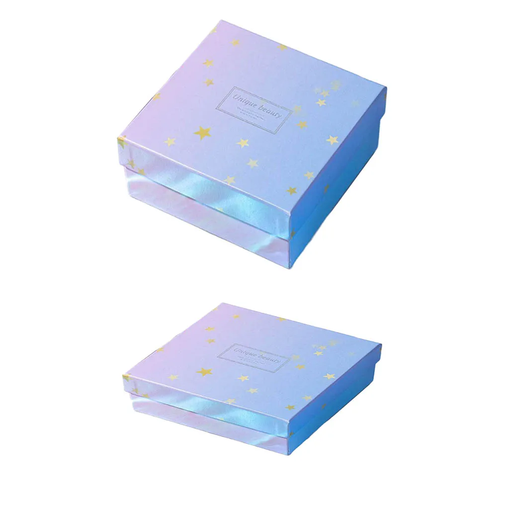 

Подарочная коробка, многофункциональная Модная стильная подходящая ко всему Женская упаковка со звездами, украшение для браслета, подарок ...