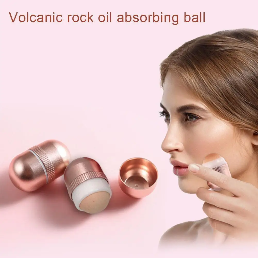 Face Oil Control Tool Oil Absorbing Ball Volcanic Stone Roller Keep Face Fresh Effective And Functional