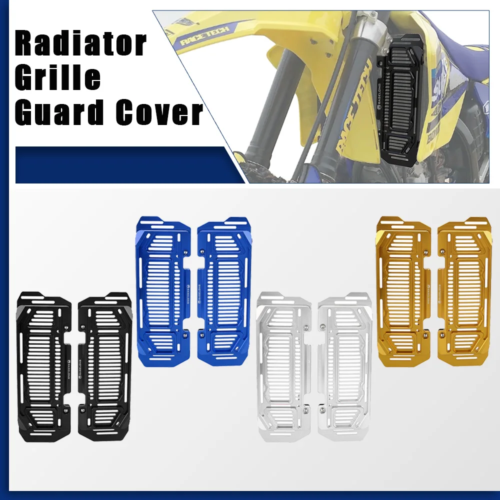 Для Suzuki DRZ400E DRZ400S DRZ400SM DRZ400 DRZ 400E S SM RM250 RM125 RM 125 250 1996-2024 Защитная решетка радиатора
