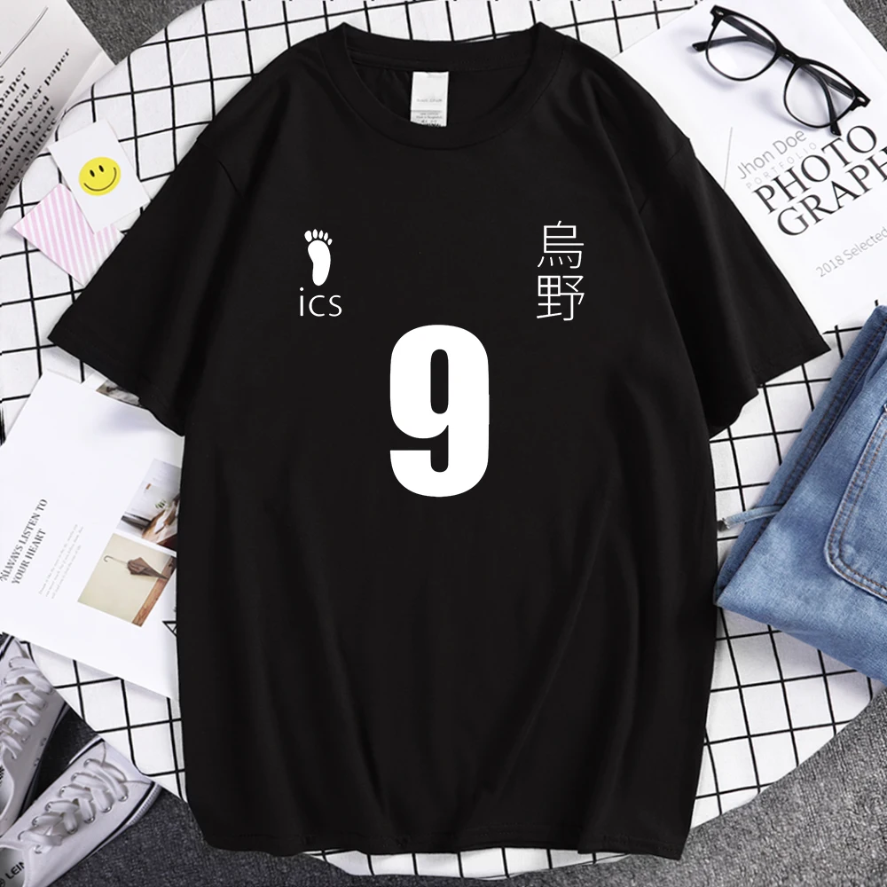 

Новинка лета 2023 футболка Kageyama Tobio Haikyuu Мультяшные футболки мужские модные смешные Топы в стиле хип-хоп брендовая повседневная мужская одежда