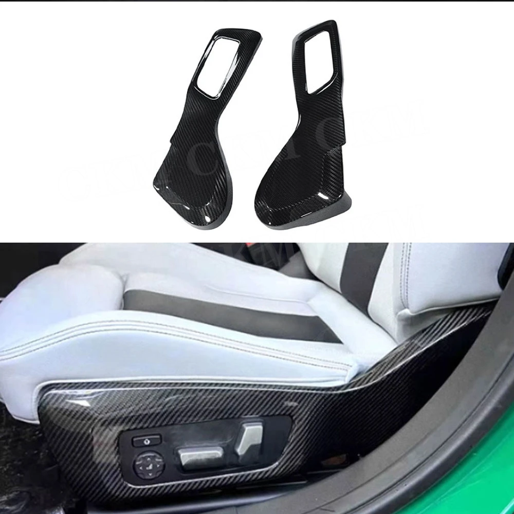 Боковая панель сиденья из сухого углеродного волокна для BMW G80 M3 G82 G83 M4 2021+