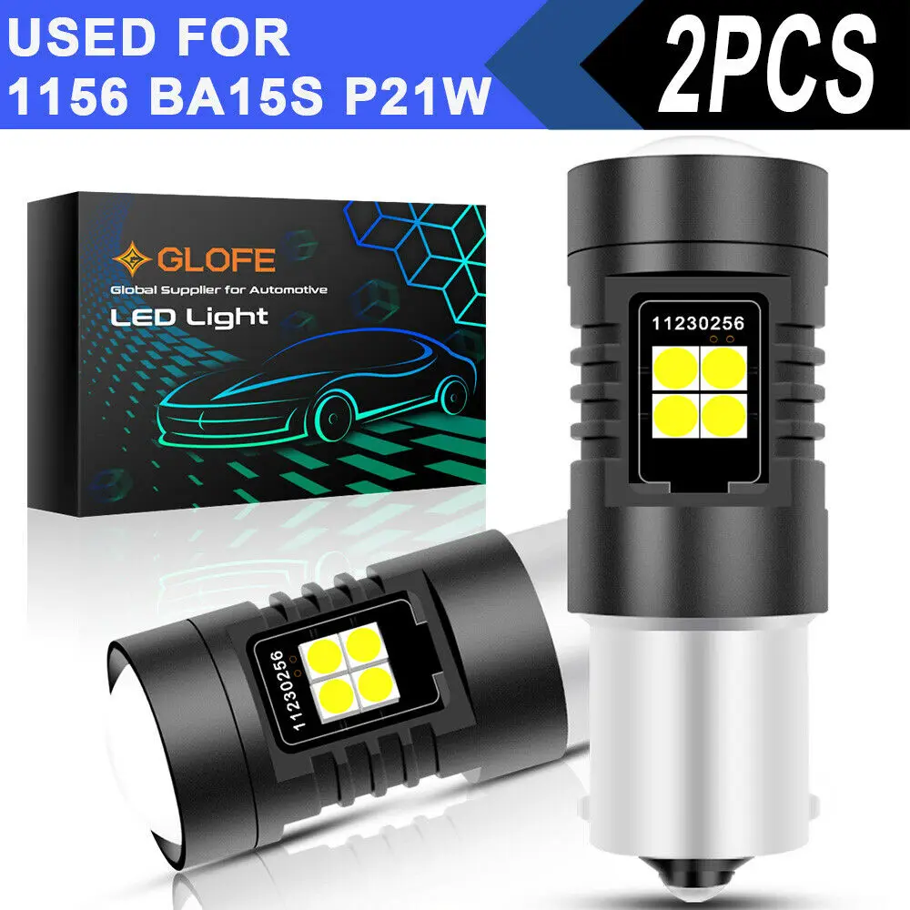 

Светодиодные лампы для стояночных фонарей заднего хода Glofe 1156 Ba15S P21W 7506 6000K