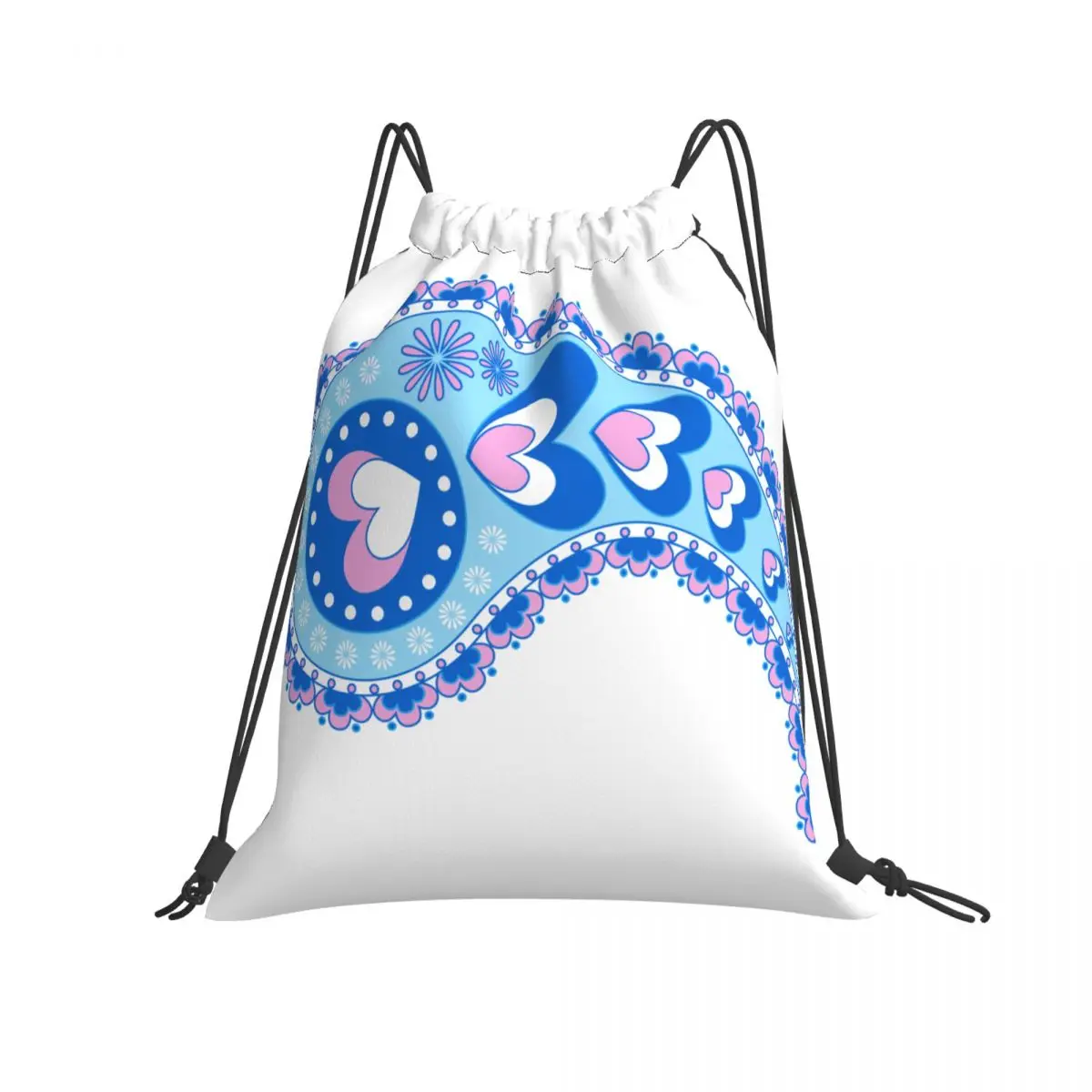 

Women Shoulder Bags Drawstring Purse Adjustable Strap Fashion Outdoor Backpacks Paisley Pattern