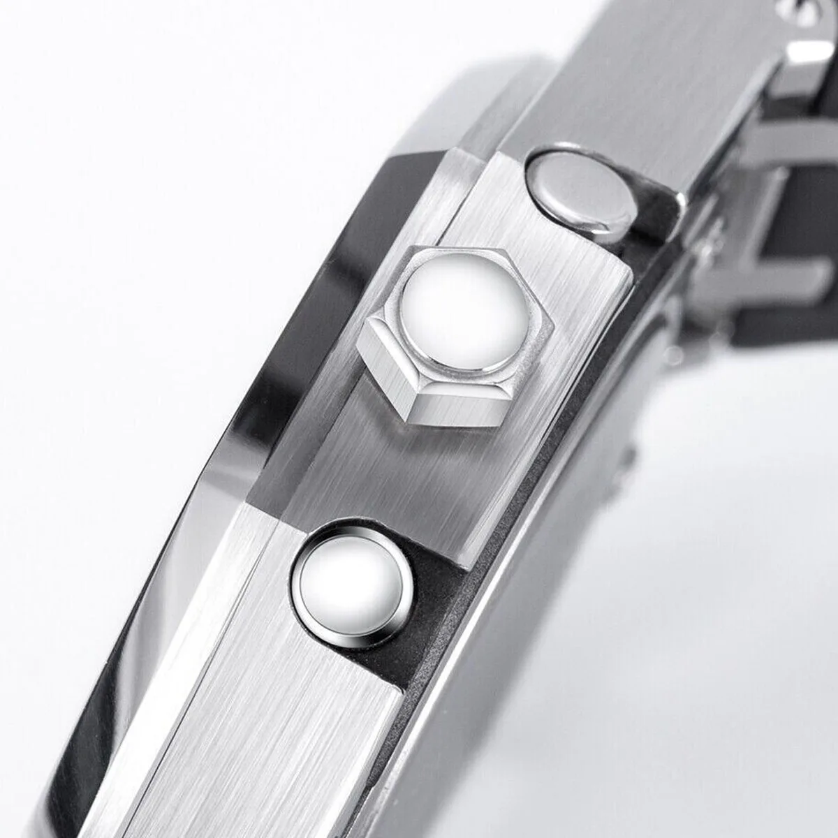 For CasiOak 5th Gen Metal Mod Kit For GA2100 / GA2110 GA-B2100 Metal Band Strap & Stainless steel Bezel Modification