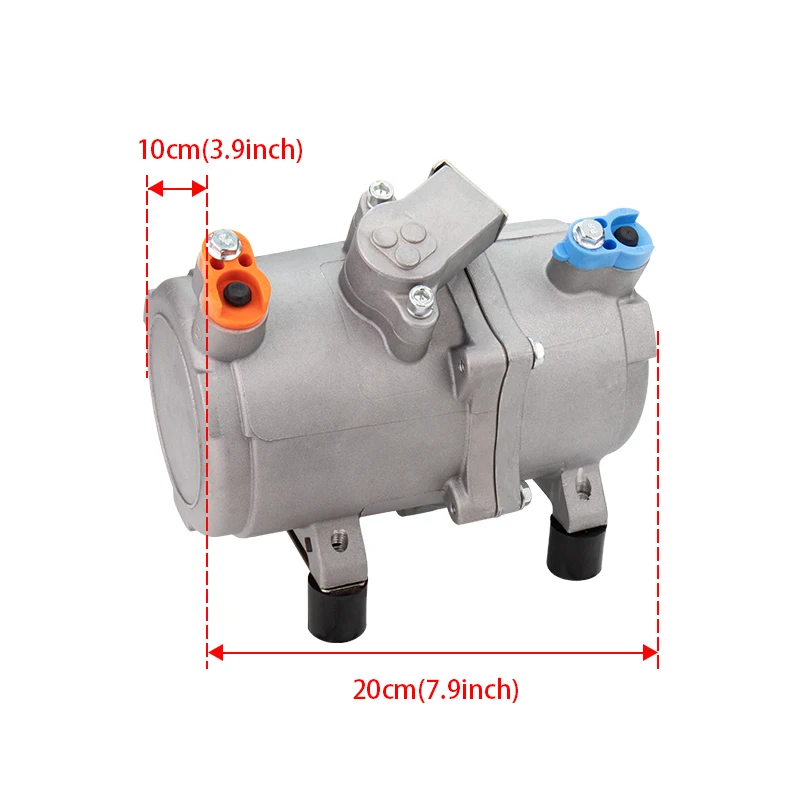 

Электрический компрессор кондиционера 12 В 24 В для авто кондиционера автомобиля фургон грузовик автобус трактор магазин автомобильные аксессуары переменного тока