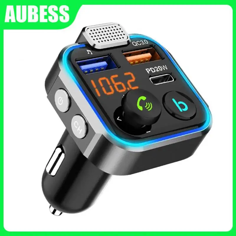 

Pd 20w Car Adapter Universal Support U Disk Mp3 Player Durable Hands Free Car Accessories Qc3.0 Fast Usb Charger