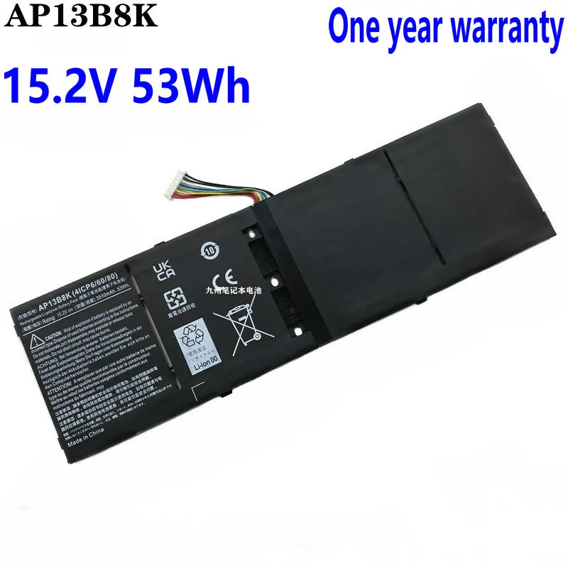 

Аккумулятор для ноутбука Acer Aspire V5 R7, 15,2 в, 53 Вт/ч, AP13B3K, AP13B8K