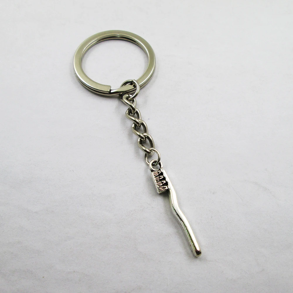 3 шт./партия, серебряная зубная щётка 30 х13 мм