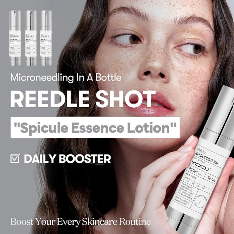 Фото REEDLE SHOT 100, губка с микроиглами, эссенция, алоэ вера, центелла, азиатская эссенция с прополисом, увлажняющая осветляющая эссенция для тонких линий №3