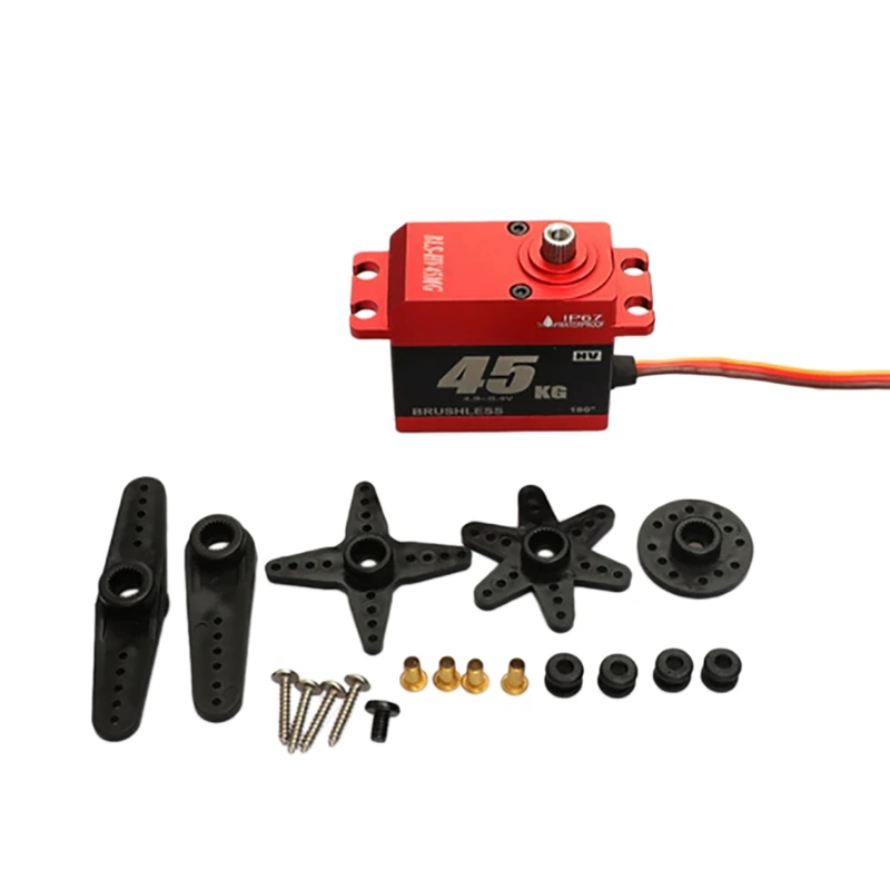 

Waterproof TD-8120MG 45KG Metal Shell Gear High Torque Digital Servo For RC Vehicle Crawler Boat Airplane(270 Degrees)