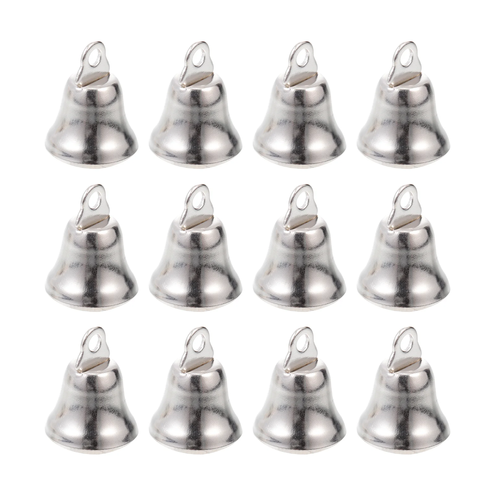 

50Pcs Temple Bells Hand Bell Decor Xmas Bells Pendant Iron Art Bells DIY Bell Decor for Temple Home Xmas