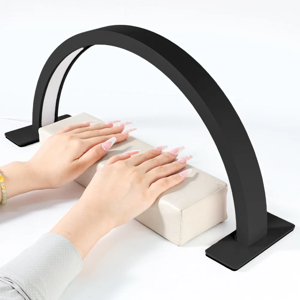 Настольная лампа для ногтей в форме полумесяца светодиодная настольная