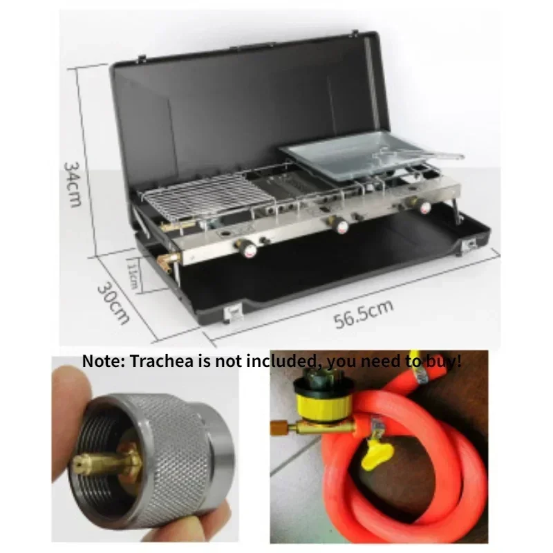 Регулируемое огненное зажигание бутановый газ бройлер складная газовая плита