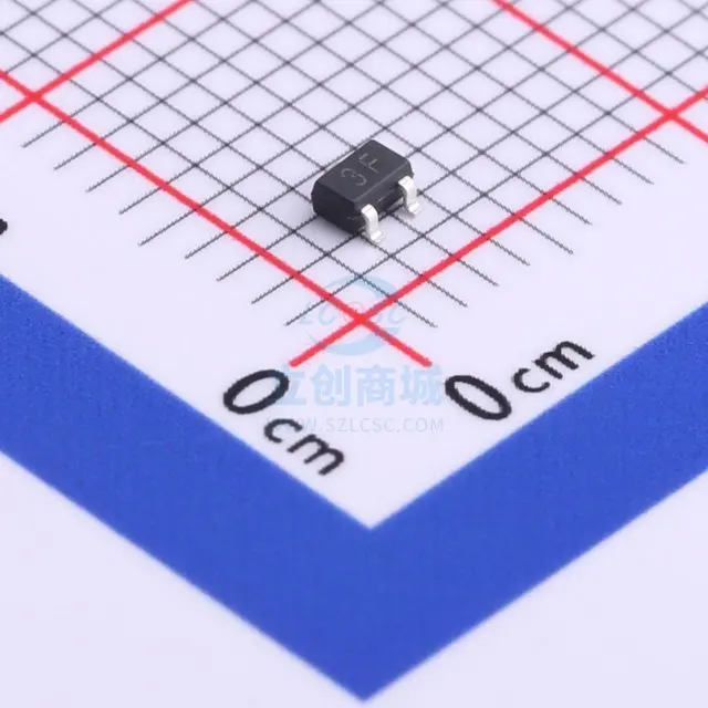 

Бесплатная доставка (BJT) PNP 45V 100mA 3F 220 ~ 475 BC857W 80 шт.