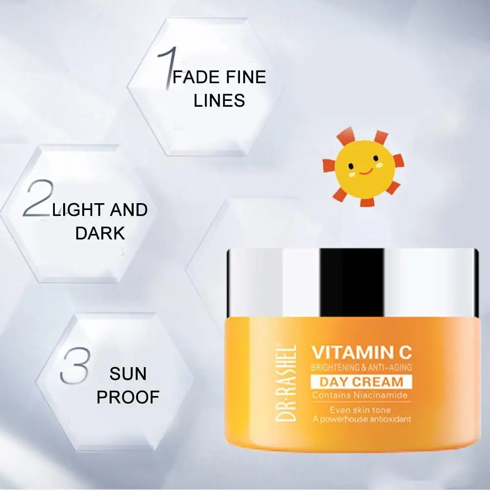 

Day/night Cream Repair Essence Vitamin C Whitening Circle Removal Moisturizing Wrinkle Serum Dark Eye Bags Fade Anti Bright L2J2