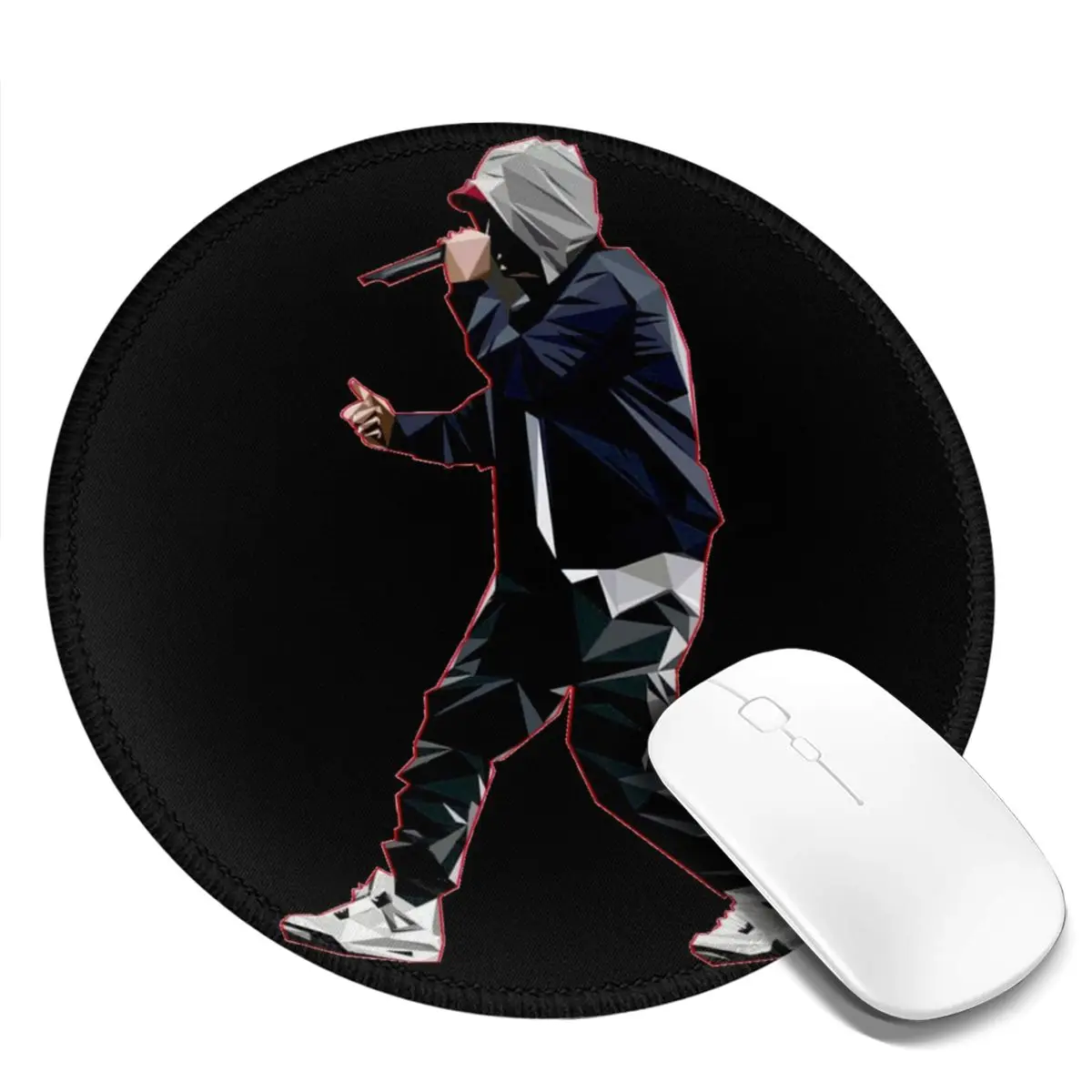 Антискользящий дешевый коврик для мыши фото эстетики с изображением Эминема