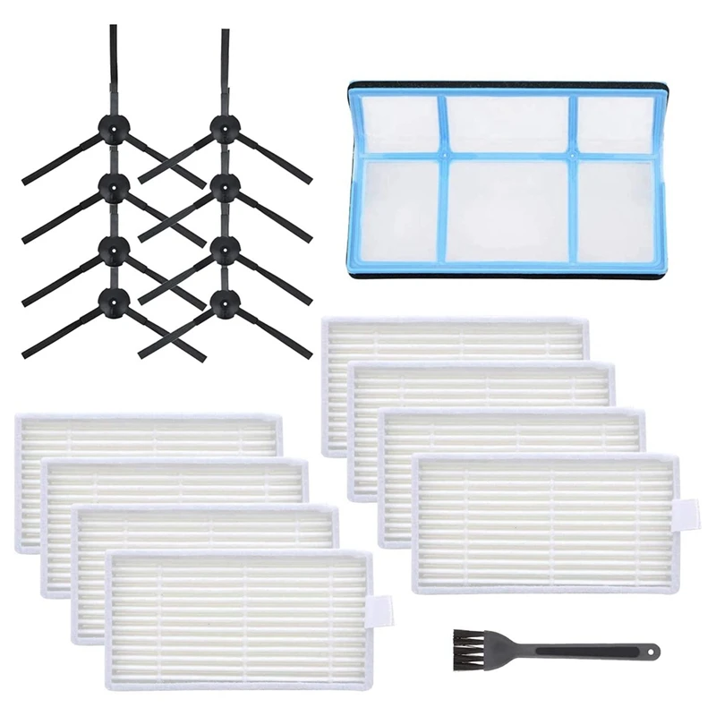 

Replacement Parts for V3 V3S V5 V5S Pro Robotic Vacuum Cleaner, Accessories Kit Includes Primary Filter