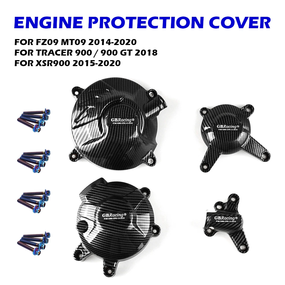 

Крышка двигателя мотоцикла, защитный чехол для чехла GB Racing для YAMAHA MT09 FZ09 Tracer 900/900GT XSR900 GBRacing, крышки двигателя