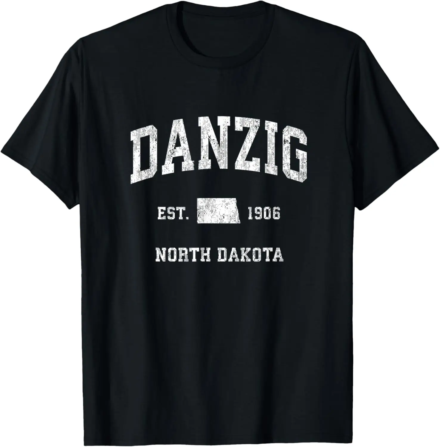 Danzig North Dakota ND Винтажная спортивная футболка с спортивным дизайном