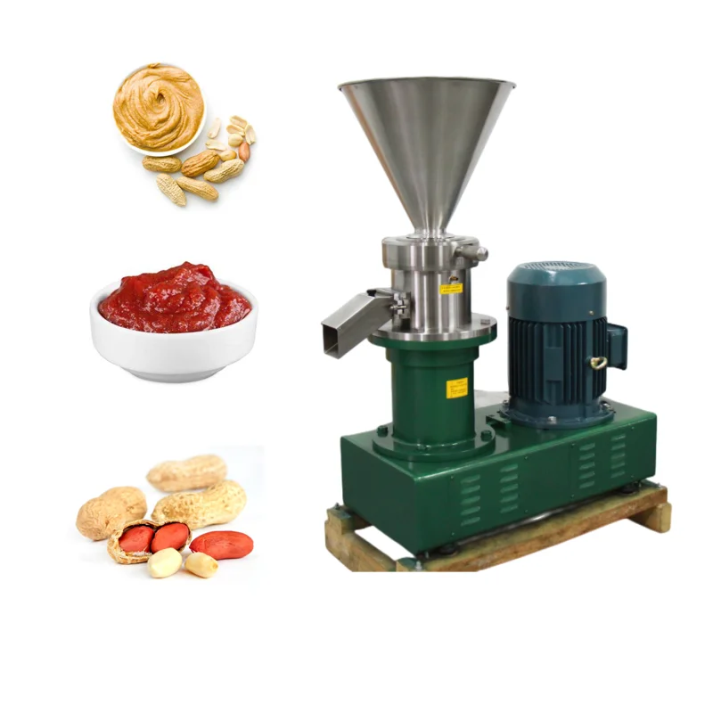 

JMS120 Colloid mill home use low price almond paste tahini chocolate paste butter making machine sesame butter machine