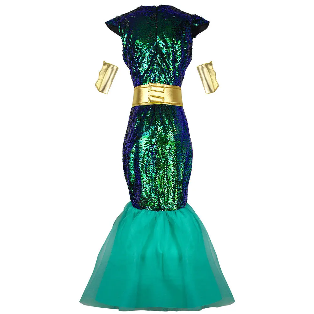 Сексуальный костюм для пар морская сирена Нептуна Русалка королева мужские