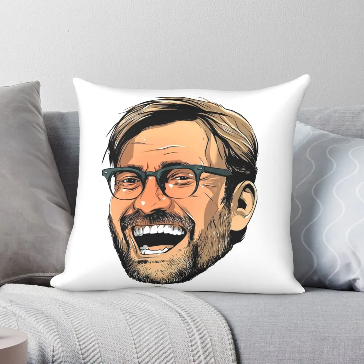 

Чехол для подушки Delirious Klopp из полиэстера и льна