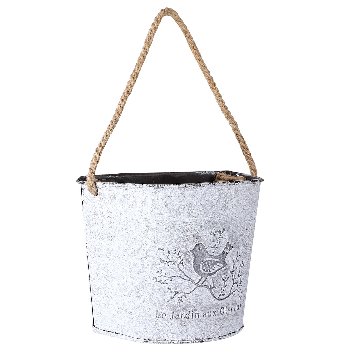 

Wall Hanging Flowerpot Balcony Garden Planter Pots Indoor Plants Rope Planters Metal