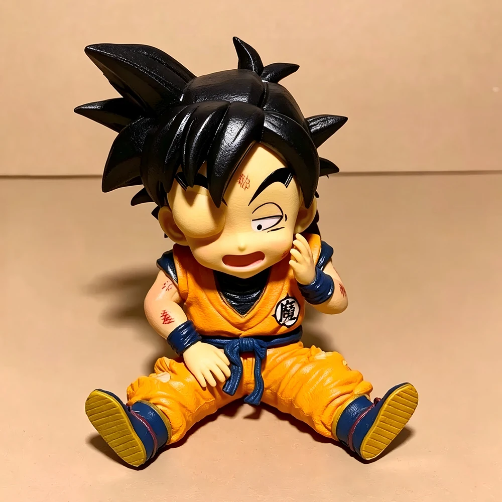 Фото Фигурка Сон Гохана 5 см, аниме Dragon Ball Super Saiyan, фигурка-держатель для лапши, крутая модель для гольфа, игрушка, подарок, коллекционные украшения, ПВХ №3