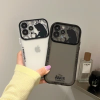 creative window fashion princess back phone cases for iphone 13 12 11 pro max xr xs max x lady girls anti drop soft cover gift
