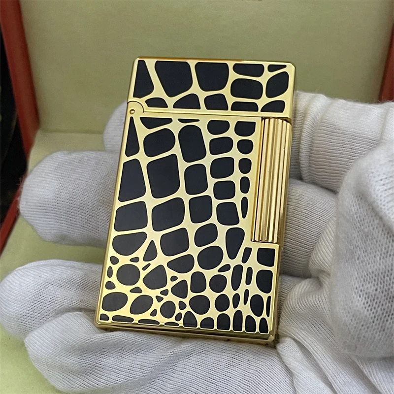 

New Retro Lighter Bright Sound Brass Shell Windproof Lighter Cigarette Men Gift