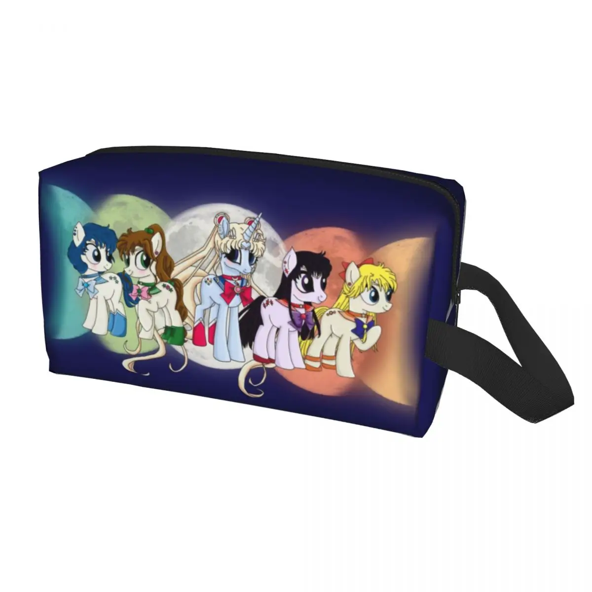 

Fashion Sailor Beautiful Girl Travel Toiletry Bag Women Japanese Anime Makeup Cosmetic Organizer Beauty Storage Dopp Kit