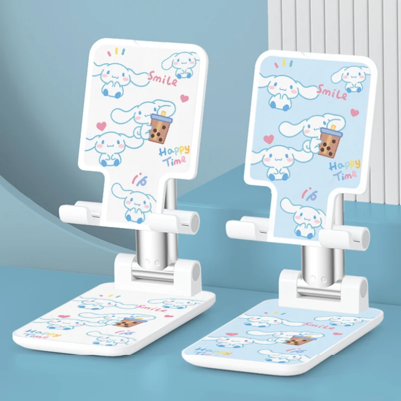 

Sanrios Cinnamoroll мобильный телефон, милая портативная многофункциональная настольная подставка для Ipad, регулируемая подставка