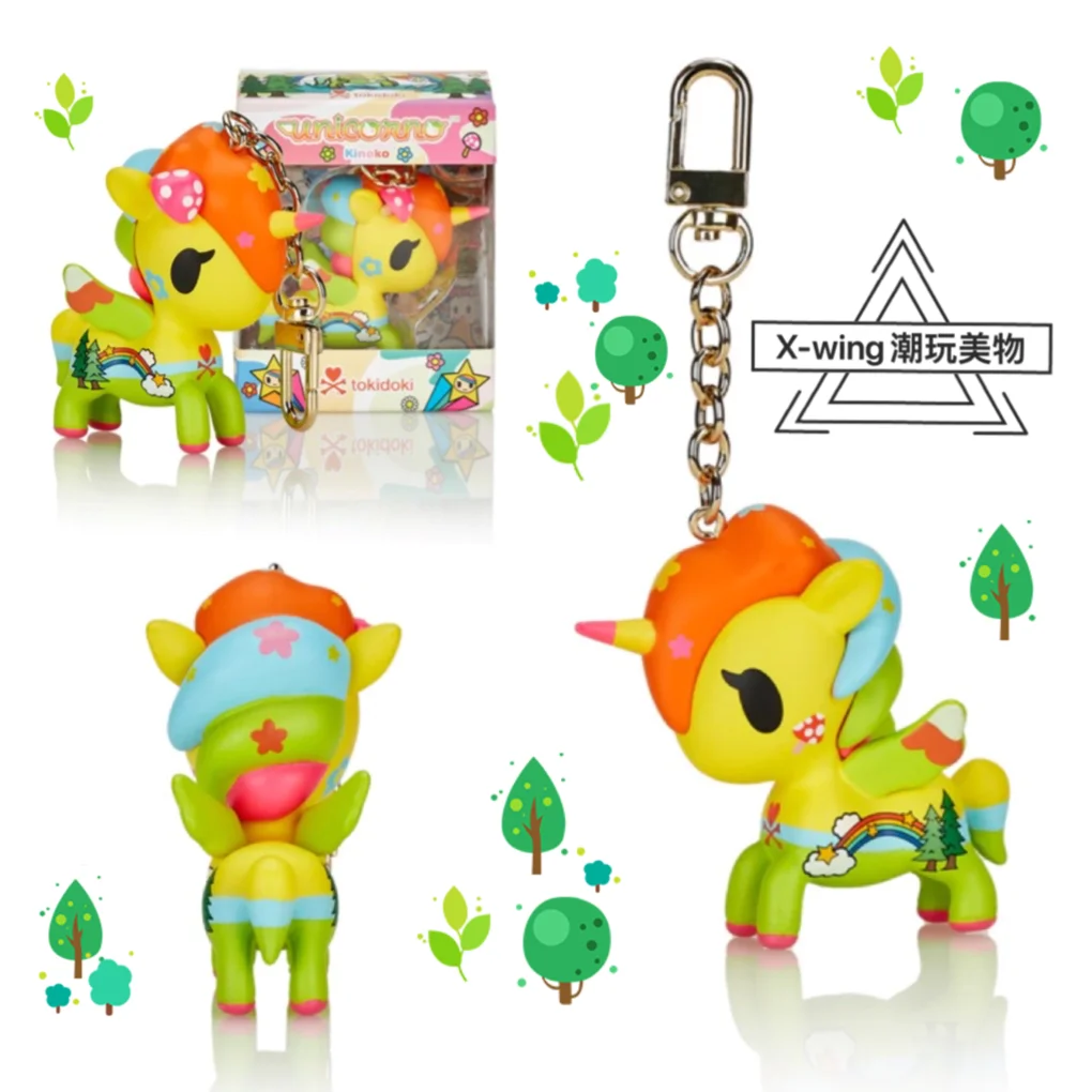 Фото Коллекционная фигурка Tokidoki Unicorno 3 дюйма, брелок-подвеска для сумки, модная игрушка в слепой коробке, украшение для рюкзака и сумочки для коллекционеров №1