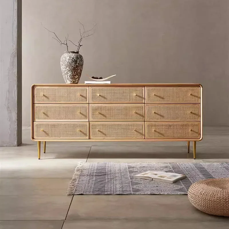 Буфетный стеллаж кухонная мебель многофункциональный домашний шкаф-витрина