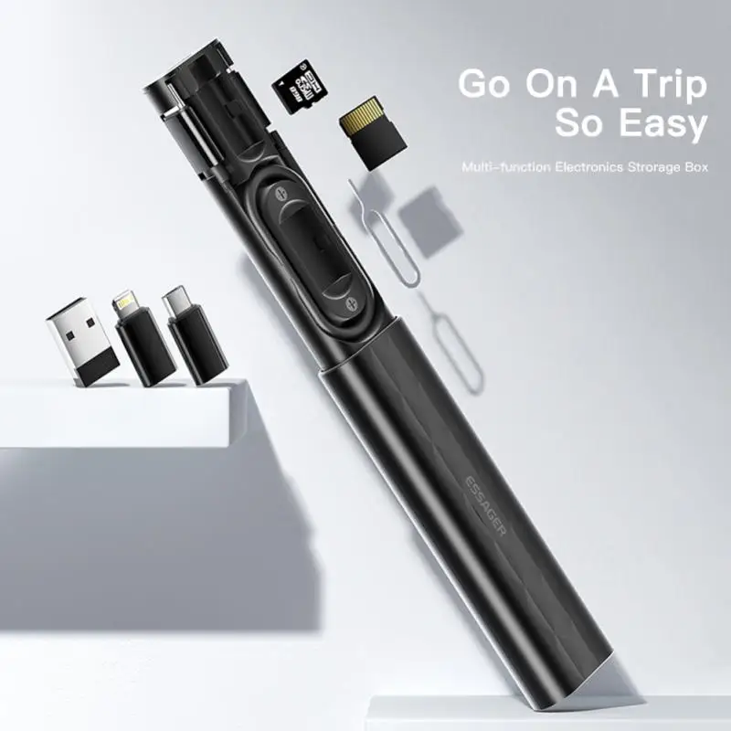 

Essager Portable Data Cable Storage Box 60W Multi-functional Fast Charging Data Cable Set