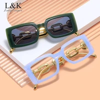 women sunglasses men brand vintage small rectangle sun glasses brand shades retro black glasses frame chain leg classic eyewear