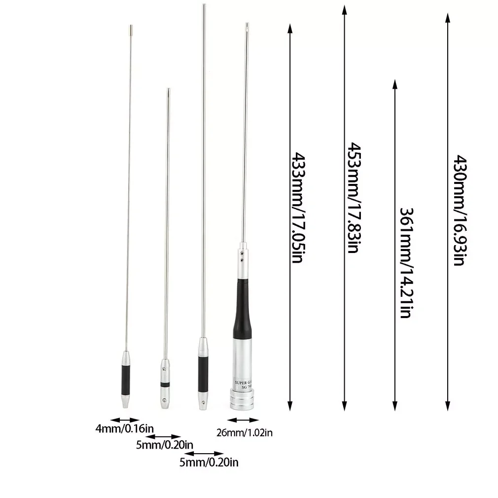 The new U/V Dualband antenna DIAMOND SG7900 Mobile Antenna 144/430Mhz SG-7900 High dBi gain car radio antenna Strong Signal Base