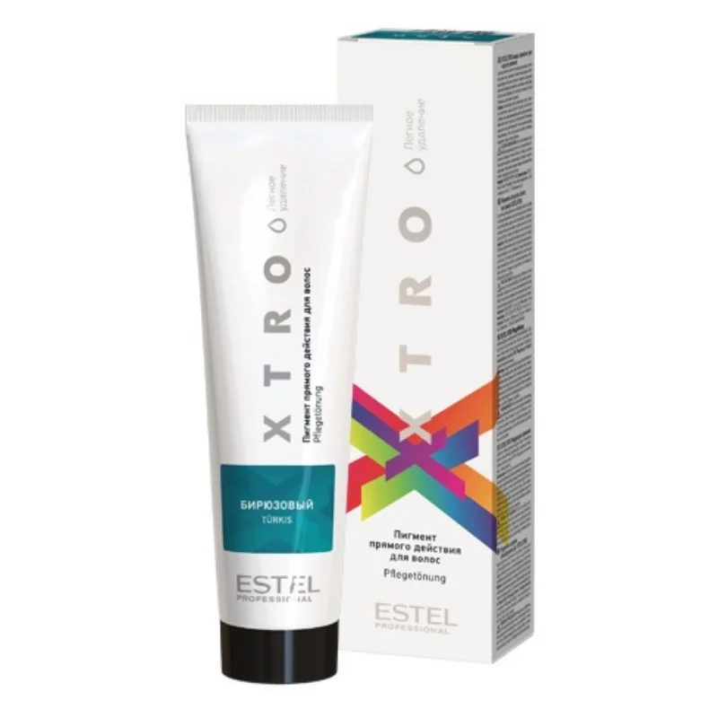 ESTEL XTRO WHITE Бирюзовый. Пигмент прямого действия для волос |