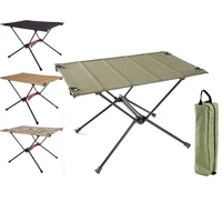 foldable table outdoor camping table aluminum lightweight compact roll up tables collapsible table for fishing picnic bbq