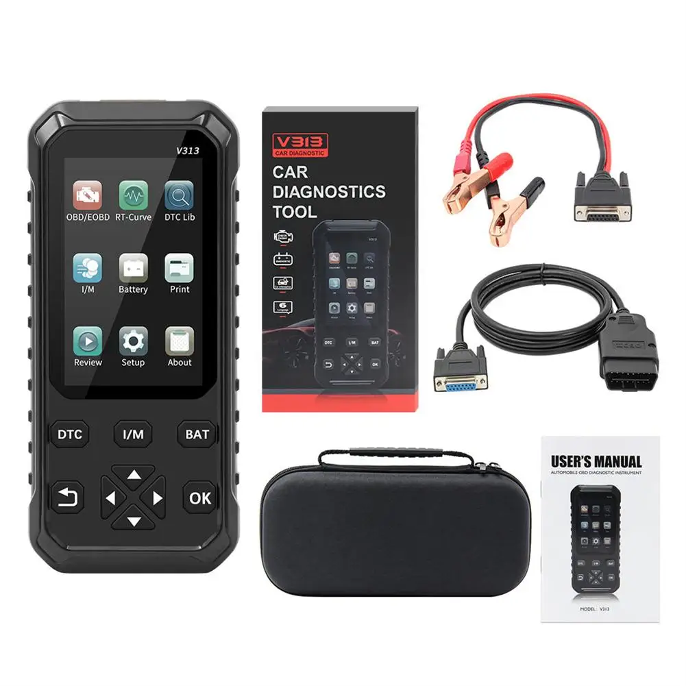 

NEW V313 2-in-1 12v Car Battery Tester Obd Diagnostic Tool Analyzer Automobile Charging Starting Systems Tester
