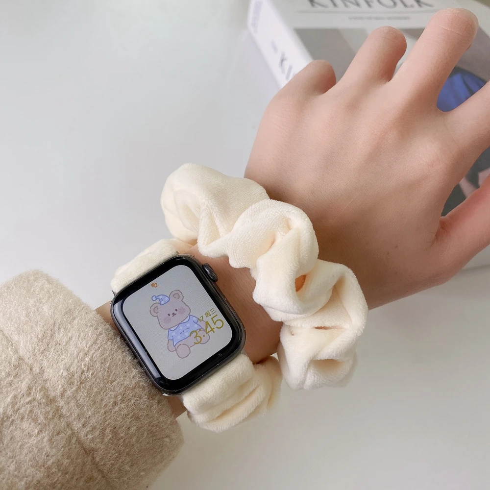 

Ремешок тканевый для Apple Watch Band 40 мм 44 мм, модный браслет для iwatch 38 мм 42 мм series 1 2 3 4 5 6 7se 41 мм 45 мм