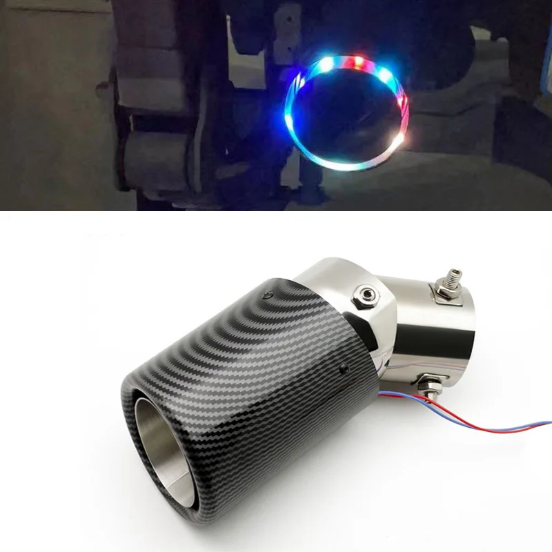 

Автомобильный модифицированный светящийся хвост из углеродного волокна с устойчивой к высоким температурам светодиодный Ной лампой Автом...