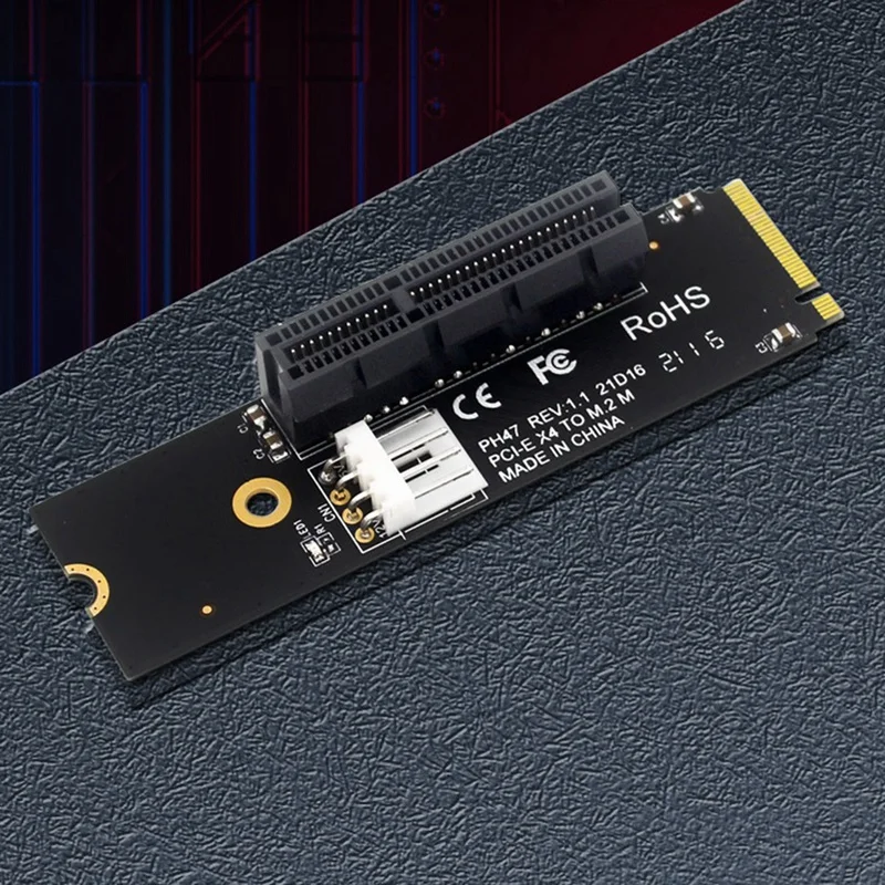 2 шт. плата-адаптер NGFF на PCI-E M.2 PCIE X4