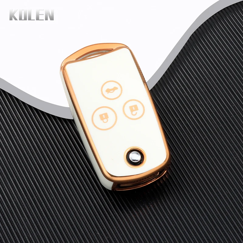 

Новый автомобильный флип-чехол из ТПУ для Honda Civic Fit Accord CRV HRV Jazz Odyssey для Acura TL TSX ZDX RSX CRZ 2 3 кнопки